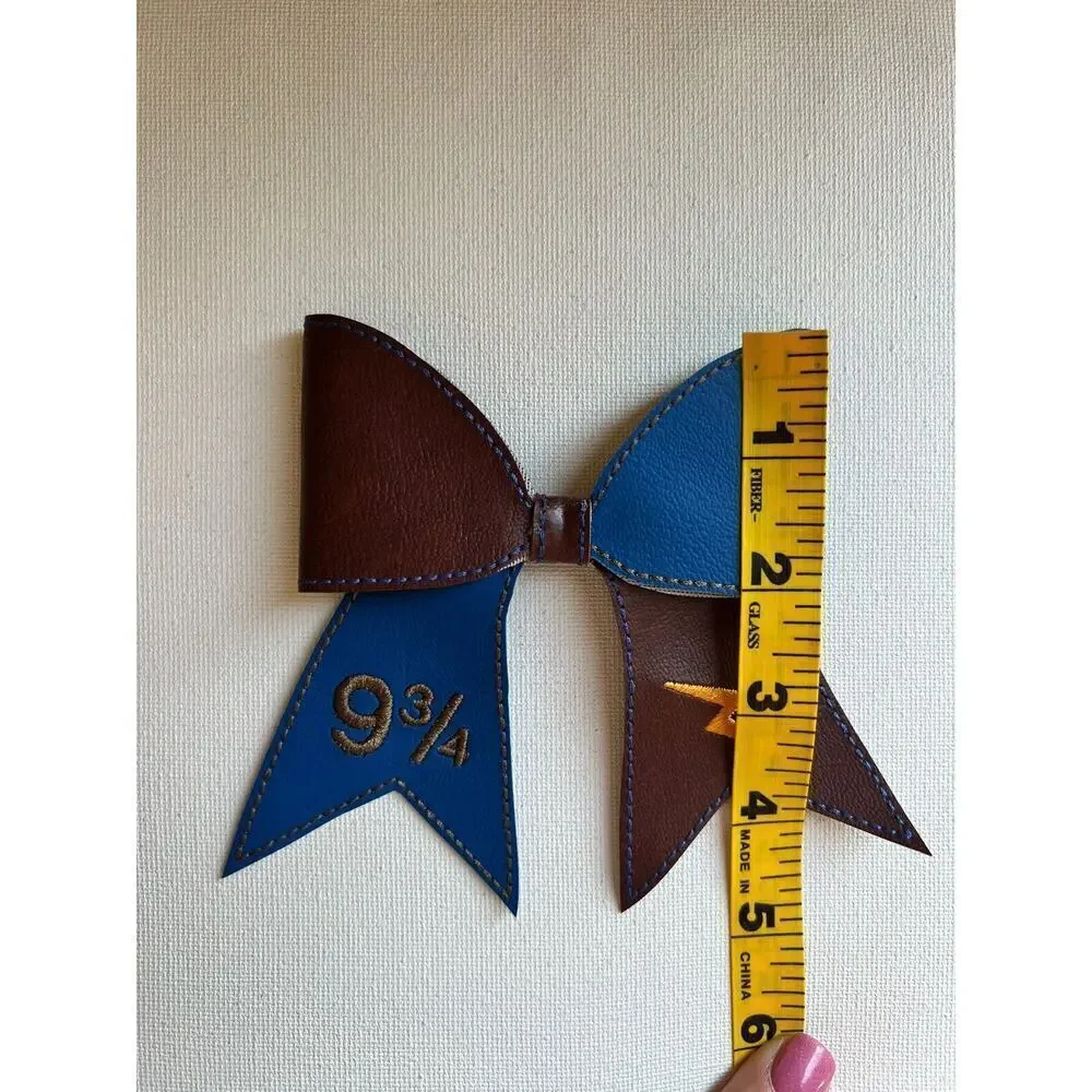 Harry Potter 9 3/4 Girl’s Hair Bow Clip Barrette‎ 4”x4”